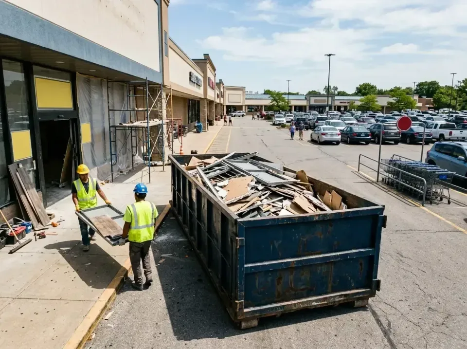 retail-store-renovation-debris-003 — frequently asked questions, Roll-off Dumpster Rentals in Brighton, IL